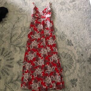 Vince Camuto Coral Strappy Maxi Dress